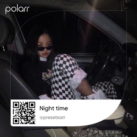 Night Polarr Code, Polar Night Filter, Polarr Filters Code Night, Barcode Polar, Filters Aesthetic, Kode Polar, Polar Filters, Picture Editing, Polar Night