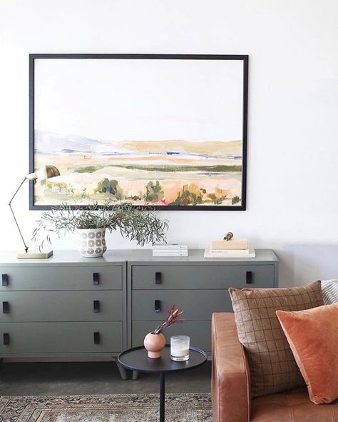 L O W L A N D | "This painting was inspired by a drive we took through northern Arizona. We drove through the most beautiful peach hued… Juniper Print Shop, Selling Prints, Northern Arizona, Vintage Landscape, Abstract Landscape Painting, Desert Landscaping, 그림 그리기, Large Wall, Abstract Landscape