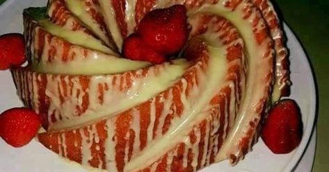 Heat oven to 350. Butter and flour one 8.5 x 4.5 inch loaf pan and set aside. Strawberry Lemonade Pound Cake Recipe, Strawberry Lemonade Pound Cake, Pumpkin Roll Cake, Easy Cakes To Make, Heavenly Recipes, Strawberry Cake Recipes, Raspberry Cheesecake, No Cook Desserts, Pound Cake Recipes