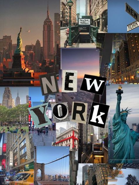 New York New York Collage, San Myshuno, New York City Aesthetic, New York Wallpaper, Nyc Baby, Fotografi Kota, York Wallpaper, Nyc Life, New York Photos