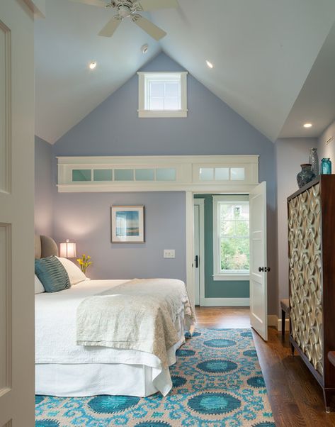 Ways To Work With A Windowless Room: Transom Windows Bedroom Paint Colors Benjamin Moore, Windows Interior, Entrance Floor, Cat Houses, Transitional Furniture, Transitional Bedroom, Interior Windows, Transom Windows, New Interior Design