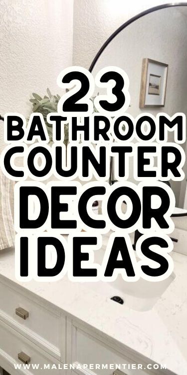 bathroom counter decor ideas Bathroom Jars Ideas, Small Bathroom Counter Decor, White Quartz Bathroom, Small Rental Bathroom, Cozy Bathroom Ideas, Bathroom Counter Storage, Bathroom Tray Decor, Counter Decor Ideas, Bathroom Counter Decor Ideas