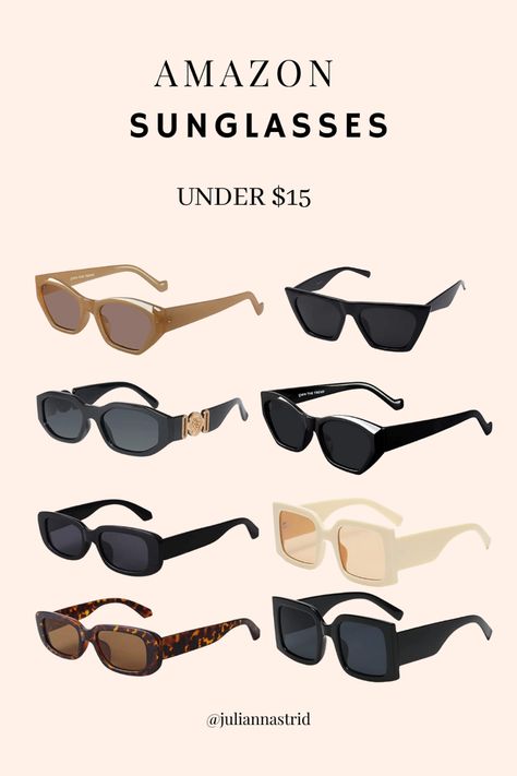 Amazon Sun Glasses, Affordable Sunglasses Women, Sunglasses Women Amazon, Amazon Earrings Aesthetic, Must Have Sunglasses Women, Sunglasses Summer 2024, Trendy Sunglasses For Women 2024, Amazon Sunglasses For Women, Trendy Sunglasses 2024