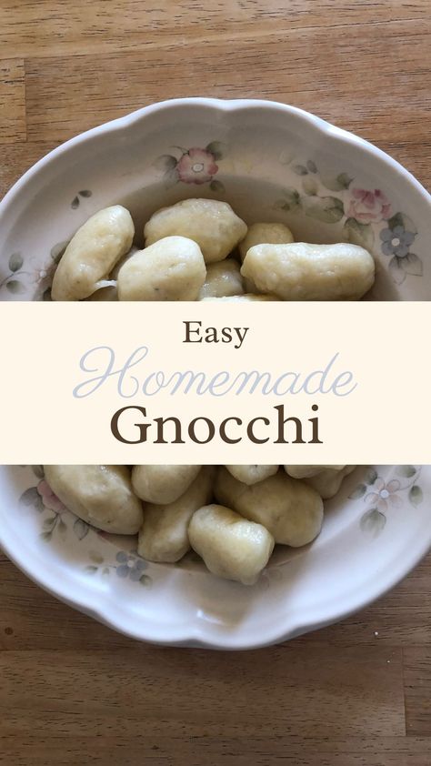 Easy Homemade Gnocchi Recipe - The Virtuous Home Make Pasta From Scratch, Making Pasta From Scratch, Make Homemade Pasta, Gnocchi Recipes Homemade, Pasta From Scratch, Pasta Homemade, Homemade Pasta Recipe, Leftover Potatoes, Gnocchi Recipe