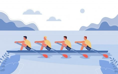 Rowing Illustration, Water Festival, Boat Illustration, Boat Lake, Floating Boat, Wooden Sailboat, Slide Background, Sports Graphic Design, Graphic Inspiration