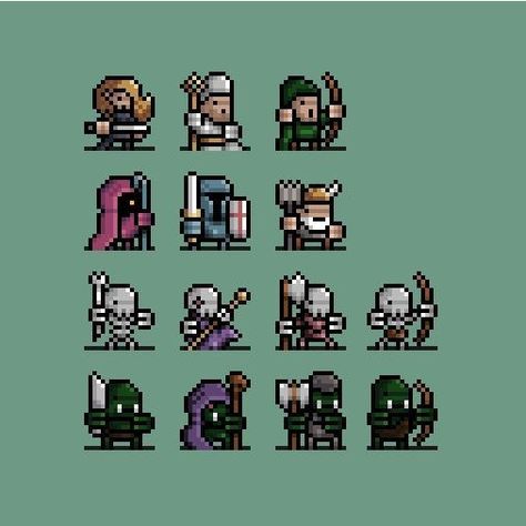 Modele Pixel Art, Piskel Art, Caracter Design, Pixel Characters, Pixel Art Tutorial, Arte 8 Bits, 8bit Art, Cool Pixel Art, Pixel Art Characters