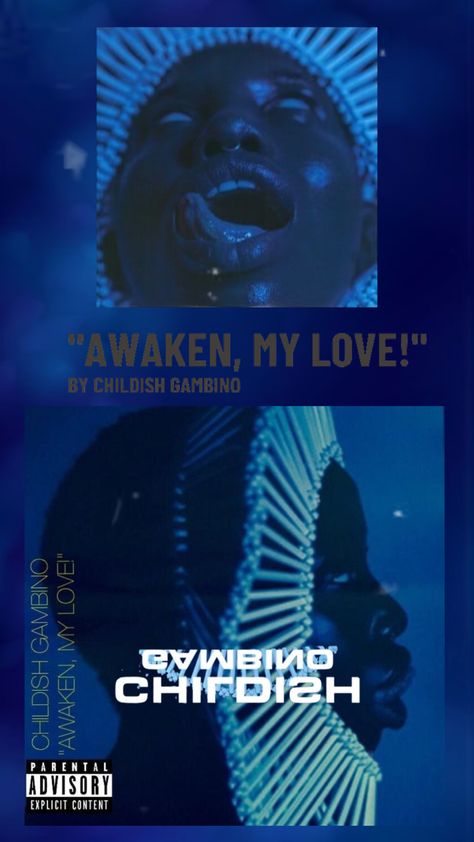 Awaken My Love Aesthetic, Awaken My Love Poster, Childish Gambino Awaken My Love, Awaken My Love, Songs Album, Hidden Places, Donald Glover, Childish Gambino, Love Posters