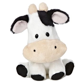 Wobbly Bobblees Cow Stuffed Animal by Aurora Cow Craft, Farm Cow, Cow Gifts, Teddy Bear Stuffed Animal, Sewing Patterns For Kids, Kids Learning Activities, Plush Pattern, Animal Dolls, Animal Pillows