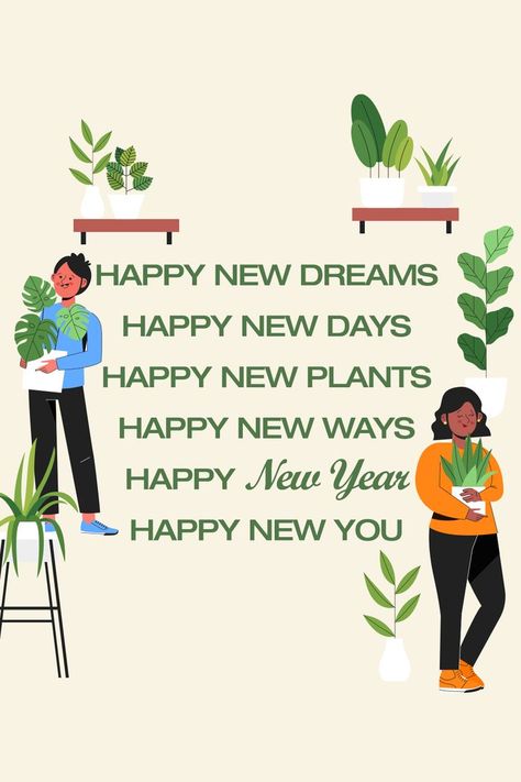 Plants Quotes, Happy New Year 2023, New Year 2023, Garden Quotes, Indoor Jungle, Room With Plants, Grow Lights, New You, Plant Life