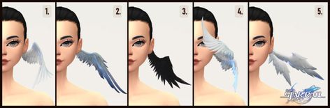 Sims 4 Hooded Cloak, Many Winged Angel, Sims 4 Vail, Tail Sims 4 Cc, Sims 4 Cc Bunny Ears, Sims 4 Angel Cc, Sims Accessories, Sims 4 Anime, Tumblr Sims 4