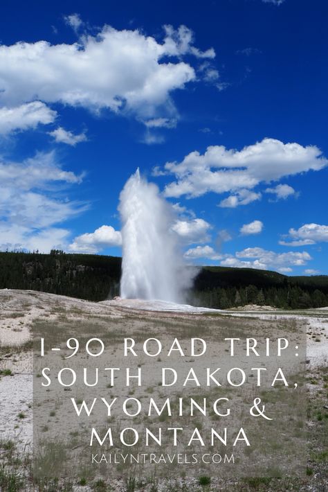 South Dakota Montana Wyoming Road Trip, Road Trip To Yellowstone National Park, Cody Wyoming Things To Do, I90 Roadtrip, Dakotas Roadtrip, Wyoming Travel Road Trips, Wyoming Road Trip, Montana Road Trip, Yellowstone Road Trip