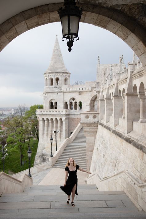 Budapest Fisherman's Bastion sunrise photoshoot-- the dreamiest aesthetic princess pictures I've ever taken in my life. Airbnb photographers for travel photos are the best! Comment for the link to my photographer Fisherman Photoshoot, Fisherman Bastion Budapest Photoshoot, Fisherman's Bastion, Fisherman's Warf San Francisco, Fishermen At Sea, Fisherman’s Wharf San Francisco, Princess Pictures, Budapest, Travel Photos