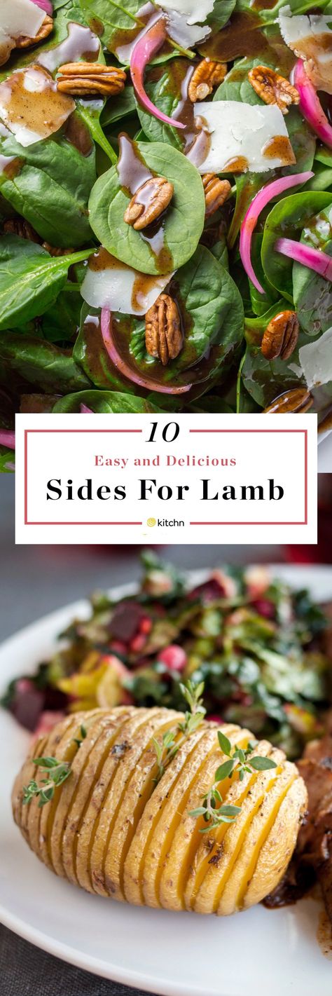 10 Easy and Delicious Sides for Roasted Lamb. Looking for ideas and recipes to make for easter or passover dinners? Try some of these healthy side dishes. Easter Side Dishes Vegetables, Lamb Side Dishes, Roasted Side Dishes, Easter Side Dishes Recipes, Side Dishes For Ham, Lamb Dinner, Roasted Lamb, Delicious Sides, Lamb Chop Recipes