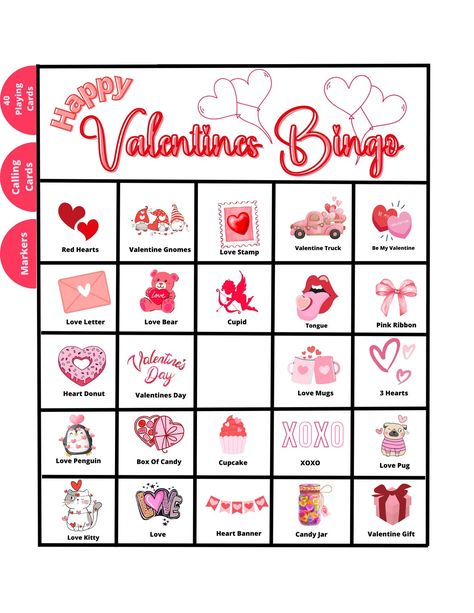 Valentine Bingo Printable, Valentine Be Mine Bingo, Classroom Valentine Bingo Game, Valentine Bingo Game cards Valentines Bingo, Bingo Games For Kids, Valentine Party Game, Valentine Bingo, Bingo For Kids, Bingo Sheets, Valentines Games, Cards To Make, Bingo Cards Printable