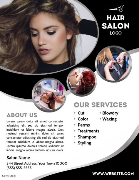 hair salon flyer template, hair salon services flyers, beauty salon advertisements, salon ads, beauty professionals. Home Service Salon Ideas, Beauty Salon Poster Design Ideas, Hair Salon Advertising Ideas, Salon Offers Poster, Hair Salon Ads, Beauty Salon Ads, Beauty Salon Poster Design, Designer Advertisement, Salon Advertising Ideas