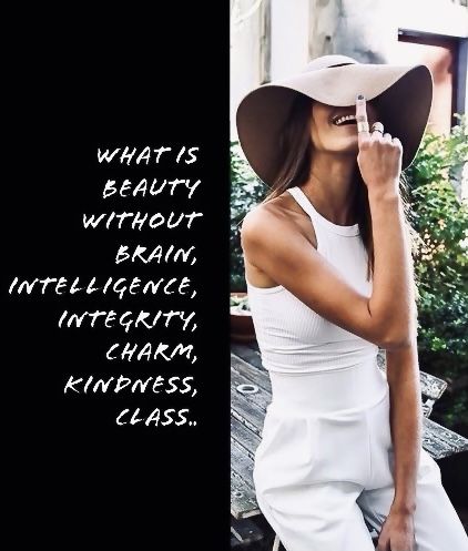 What is beauty without brain, integrity… Be mentally atractive Beauty Is Nothing Without Brains, What Is Beauty, Beauty And Brains, Behavior Quotes, Mindful Living, Focus On Yourself, Minimalist Fashion, Business Women, Brain