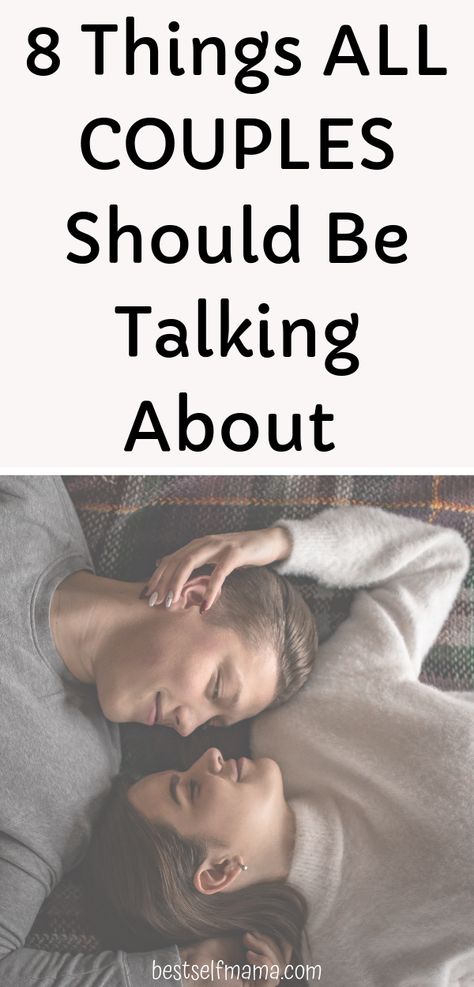 Talking is a big part of every relationship. But what are we talking about? Check out these 8 things all couples should be talking about on a regular basis. #relationships #marriage #marriedlife #marriagegoals How To Talk About Feelings Relationships, Things To Talk About Before Marriage, Talking Stage Relationship, Couple Talking, Conversation Starters For Couples, Relationship Mistakes, Big Talk, Marriage Help, Best Marriage Advice