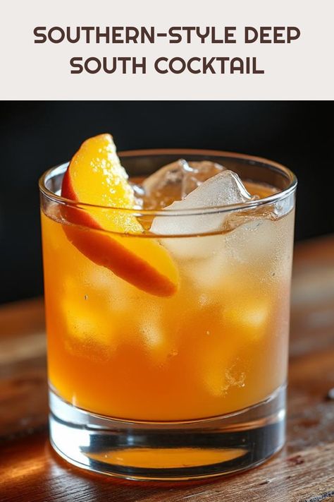 Looking for an easy and delicious cocktail that captures the Southern spirit? The Deep South Cocktail is a refreshing twist on the Whiskey Sour, featuring the vibrant flavors of peach, rye whiskey, and smoky mezcal. Imagine sipping this delightful drink while enjoying a warm evening, making it the perfect party pleaser or casual wind-down treat! Intrigued by southern mixology? Dive into this easy cocktail recipe that celebrates the fresh and fruity goodness of the peach season and brings sophistication to your home bar. Cheers! Peach Whiskey Cocktails, Brandy Sour, Tart Base, Amaretto Sour Cocktail, Easy Cocktail Recipe, Vodka Sour, Peach Whiskey, Bourbon Sour, Light Cocktails