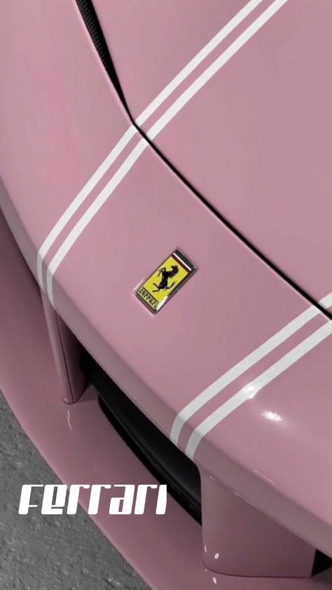 Pink Ferrari Aesthetic, Streetwear Closet, Pink Ferrari, Pink Lamborghini, Moodboard Fashion, Pink Cars, F1 Wallpaper Hd, Outfits 90s, Luxe Style