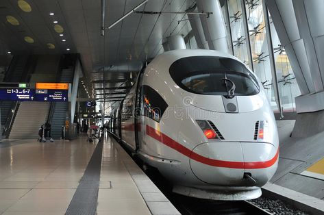 Super fast train. Front view of a Intercity Express (ICE) train in Frankfurt am , #Aff, #Front, #view, #Intercity, #Super, #fast #ad Train Front View, Frankfurt Airport, Nuremberg Germany, Beautiful Places On Earth, Frankfurt Am Main, Camping Car, Railway Station, Front View, Train Station