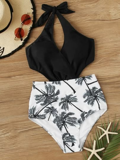 Summer Bathing Suits, Trendy Swimsuits, Swimsuits Outfits, Halter One Piece Swimsuit, Cute Bathing Suits, Cute Bikinis, Cute Swimsuits, Swim Suits, Monokini