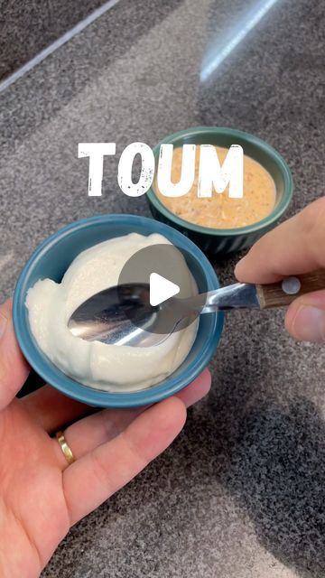 Marc Ferzli on Instagram: "Toum:

- 10-12 garlic cloves 
- juice of 1 lemon
- pinch of salt
- 240ml neutral vegetable oil 

Method:

- In a tall, narrow container (that fits your immersion blender), combine all the ingredients 
- Insert the immersion blender into the container, ensuring it touches the bottom.
- Start blending at the bottom. do not move it until you start seeing the Toum becoming white and thick. This should take a couple of minutes.
- Once the majority of it has thickened, you can start moving your blender upwards. 
-Mix until the desired consistency.

⚠️chili toum ⚠️

- 2 tbsps prepared toum
- 1 tbsp hot sauce
- 1 tsp sumac
- 1 tsp chili paste

Method: 

place all the ingredients in a bowl and mix until fully incorporated .

#toum #garlic #garlicpaste #lebanesefood" Tomyum Soup Recipe, Toum Garlic Sauce Immersion Blender, Tunisian Spice Blend, Turkish Tulumba Recipe, Lebanese Garlic Sauce Toum, Toum Recipe, Immersion Blender, Simple Salad, Chili Paste