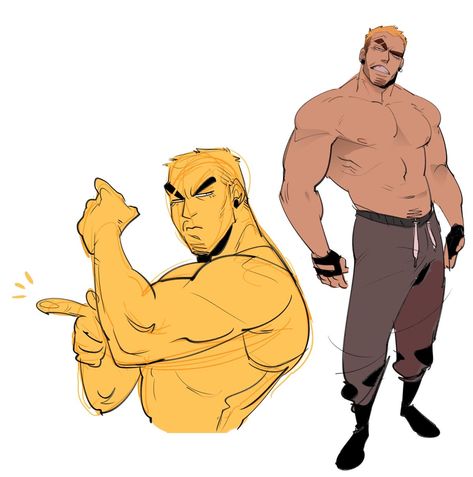 Strongman Character Art, Brawler Pose Reference, Brawler Pose, 남성 근육, Design Animation, Poses References, Arte Inspo, Character Design Animation, Character Design Male