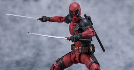 The Toyark - News - Welcome to The Toyark! Deadpool Figure, Deadpool Action Figure, Deadpool Movie, Eye Expressions, Marvel Action Figures, Metal Gear Rex, Frame Arms Girl, Figure Photography, Mega Man