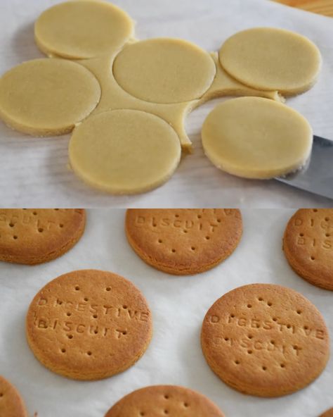 Digestive Biscuits Recipe, Homemade Digestive Biscuits, Digestive Cookies Recipe, Digestive Biscuit Recipe, Digestive Cookies, Digestive Biscuits, Biscuit Recipe, Cookie Recipes, Biscuits