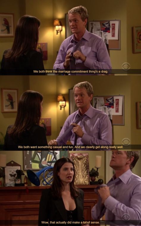 1x14 #HIMYM Ted And Robin, Barney And Robin, How Met Your Mother, Challenge Accepted, Parks N Rec, How I Met Your Mother, Tv Quotes, Really Funny Joke, I Meet You