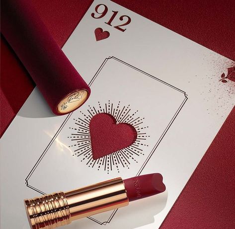 Valentines Campaign, Velvet Packaging, Deep Red Lipsticks, Burgundy Lipstick, Valentines Gift Card, Valentines Day Poster, Day Makeup Looks, Card Photography, Beauty Marketing