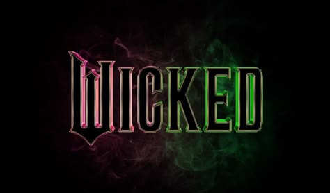 How to create a Wicked movie inspired logo | Envato Tuts+ Wicked Title Card, Wicked Wallpaper Laptop, Cinema Journal, Wicked Poster, Wicked Logo, Wicked 2024, Wicked Wallpaper, Ariana Grande Wicked, Elphaba And Glinda