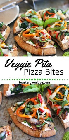 Veggie Pita Pizza, Rp Recipes, Veggie Pita, Pita Pizza, Mushrooms And Spinach, Late Twenties, Pita Pizzas, Flexitarian Diet, Precision Nutrition