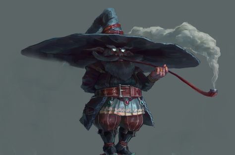 Evil Gnome Art, Gnome Dnd, Evil Gnome, Deep Gnome, Npc Art, Pathfinder 2e, Character And Setting, Monster Concept Art, Art Characters