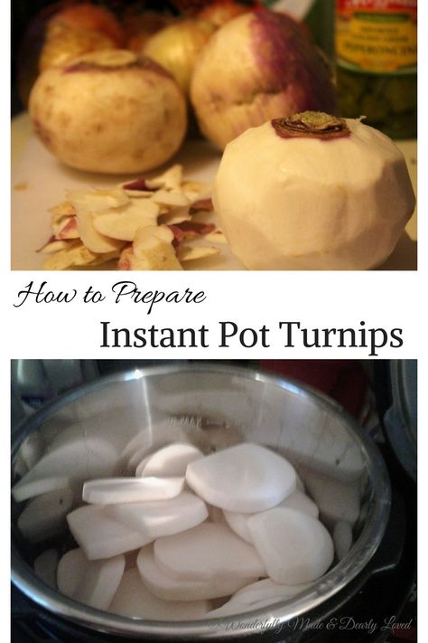 How to Prepare Instant Pot Turnips for your low carb or Trim Healthy Mama lifestyle. Turnip Instant Pot, How To Cook Turnips, Instant Pot Veggies, Turnip Recipes, Food Keto, Low Carb Sides, Low Carb Vegetables, Wonderfully Made, Instant Pot Dinner Recipes