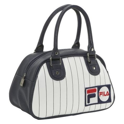 Fila Womens Heritige Stripe Mini Bowler Hand Bag Sports Bowler Bag, Casual Street Style, Sport Bag, Hand Bags, Hand Bag, Bag Pattern, Leather Shoes, Gym Bag, Vegan Leather