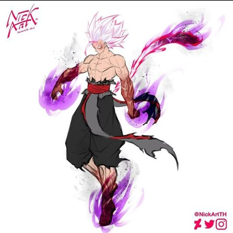 Goku Black Icon, Burn Everything, Form Of Energy, Constructive Feedback, Image Dbz, Purple Flame, Super Powers Art, Dragon Ball Painting, Dragon Ball Art Goku