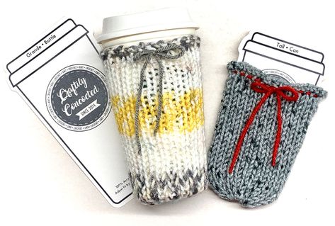 Tumbler Holder Crochet, Knitting For Dummies, Addi Machine, Addi Knitting Machine, Tumbler Holder, Circular Knitting Machine, Knitted Items, Knitting Machine Patterns, Machine Pattern