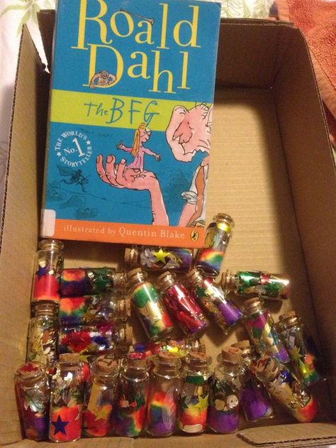 Bfg Book, Bfg Party, Bfg Activities, Bfg Novel Study, The Bfg Book, Bfg Dream Jars, Roald Dahl Day, Dream Jar, The Bfg