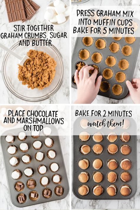 Smore Bites Recipe, Smore Bites, Smores Desserts, Smores Bites, Gourmet Baking, Spinach Avocado, Smore Recipes, Pretty Desserts, Avocado Chicken