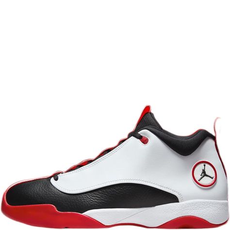 Jordan Mens Jumpman Pro Quick Basketball Shoes Size-12 Color-White/Varsity Red/Black Jordan Cp3, Air Jordan Retro 13, Jordan Retro 6, Jordan Retro 12, Jordan Ones, Black Basketball Shoes, Orange Sneakers, Black Cement, Air Jordan 3 Retro