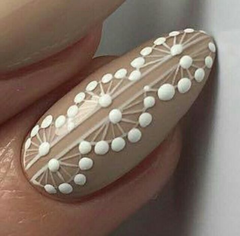 Nail Art Design 2023, Dot Nail Art Designs, Mandala Nails, Accent Nail Designs, 2023 Nails, Nails Art Designs, Nail Drawing, Dot Nail Art, Trendy Nail Art Designs