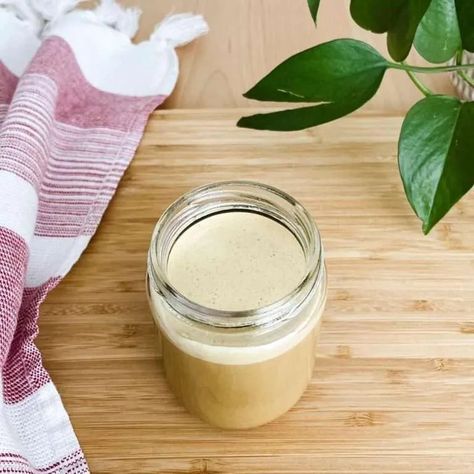 This vegan and oil-free nutritional yeast salad dressing is inspired by the ingredients and flavors used in the glory bowl dressing, which is extremely popular and has a unique and irresistible flavor. The salad dressing with nutritional yeast has all the same ingredients as the glory bowl dressing, except no oil and the addition of coconut aminos, which provides a bit of a sweeter dressing with varying quantities of the other ingredients. Glory Bowl Dressing, Glory Bowl, Bowl Dressing, Low Fodmap Fruits, Cinnamon Drink, Sweet Dressing, Vegan Buddha Bowl, Creamy Salad Dressing, Small Intestine Bacterial Overgrowth