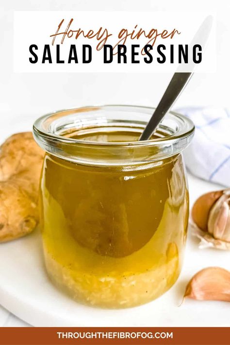 Honey Salad Dressing Recipe, Vegetarian Dressing, Gluten Free Salad Dressing, Honey Salad Dressing, Gluten Free Salad, Ginger Salad Dressing, Ginger Salad, Ginger Salad Dressings, Winter Salads