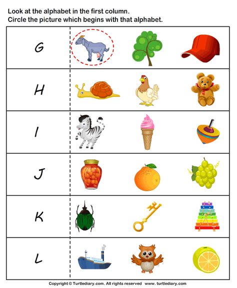 Download and print Turtle Diary's Letter Sounds G to L worksheet. Our large collection of ela worksheets are a great study tool for all ages. Letter Sounds Worksheets, Preschool Phonics, Nursery Worksheets, Fun Worksheets For Kids, Kindergarten Phonics Worksheets, English Worksheets For Kindergarten, Alphabet Worksheets Kindergarten, Alphabet Phonics, Tracing Worksheets Preschool