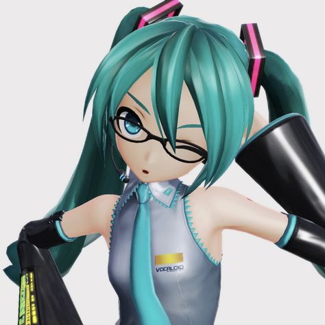 Miku Vocaloid, Hatsune Miku, Vocaloid, Hair, Anime, Black