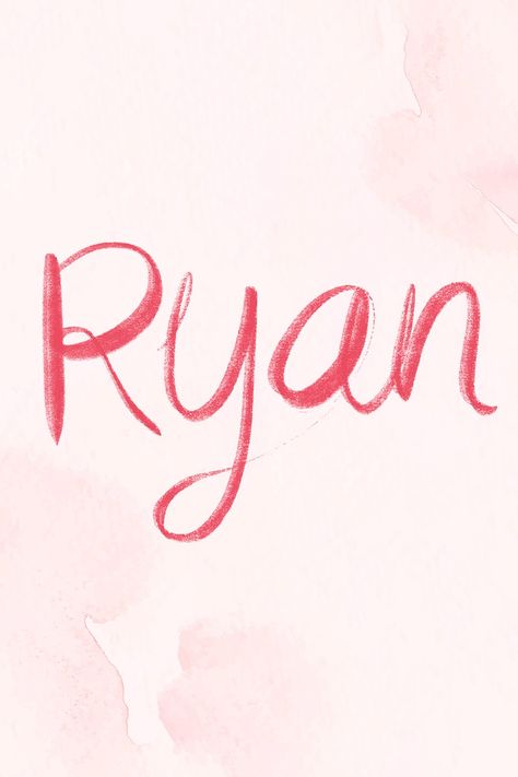 Vector Ryan male name calligraphy font | free image by rawpixel.com / busbus Ryan Name, Name Calligraphy, Free Calligraphy Fonts, Font Free, Calligraphy Fonts, Free Vector Art, Creative Home, Paw Patrol, Free Image