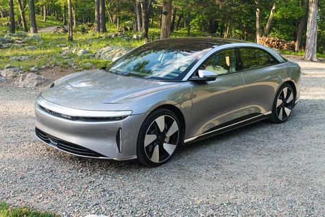 Lucid Air Electric Car: See the Interior of the Luxurious Tesla Rival Lucid Air, Storage Cubby, New Tesla, Digital Gauge, Secret Storage, Japanese Used Cars, Massagers, Heated Seat, Luxury Sedan