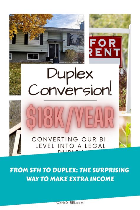 I had been dreaming of real estate investing for years, and when I set out to buy a home in 2016, I knew exactly what I wanted. I needed a place that I could somewhat easily convert into a legal duplex. I was determined, I wanted to rent out the basement and get my start into real estate investing. Buy A Home, The Basement, Extra Income, Real Estate Investing, Passive Income, Home Buying, Basement, Garage, Real Estate