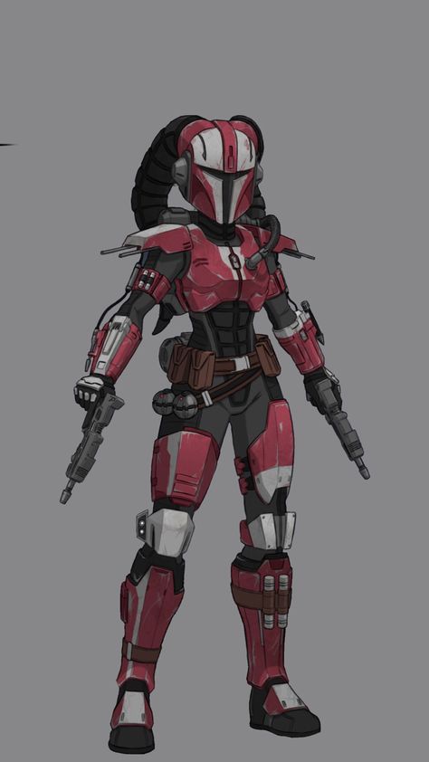 Star Wars Astromech Droid Concept Art, Zabrak Mandalorian, Mandolorians Armor, Star Wars Oc Mandalorian, Star Wars Mandalorian Oc, Mandalorian Woman, Swtor Mandalorian, Star Wars Mirialan, Star Wars Oc Art